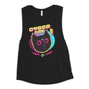 Cyber Cat - Neon Color Women's Muscle Tank