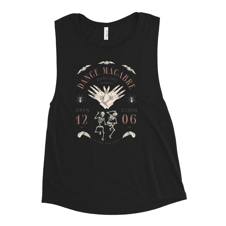 Dance Macabre - Dancing School Women's Muscle Tank
