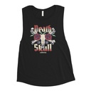 Death Skull - Flower Women's Muscle Tank