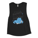 Delulu is the Solulu! - Typographic Cartoon Streetwear Women's Muscle Tank