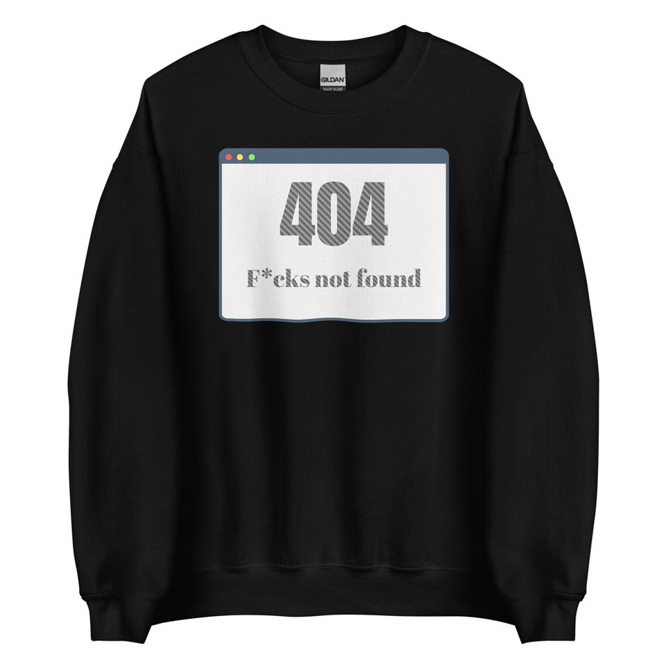 404 Unisex Crew Neck Sweatshirt