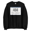 404 Unisex Crew Neck Sweatshirt