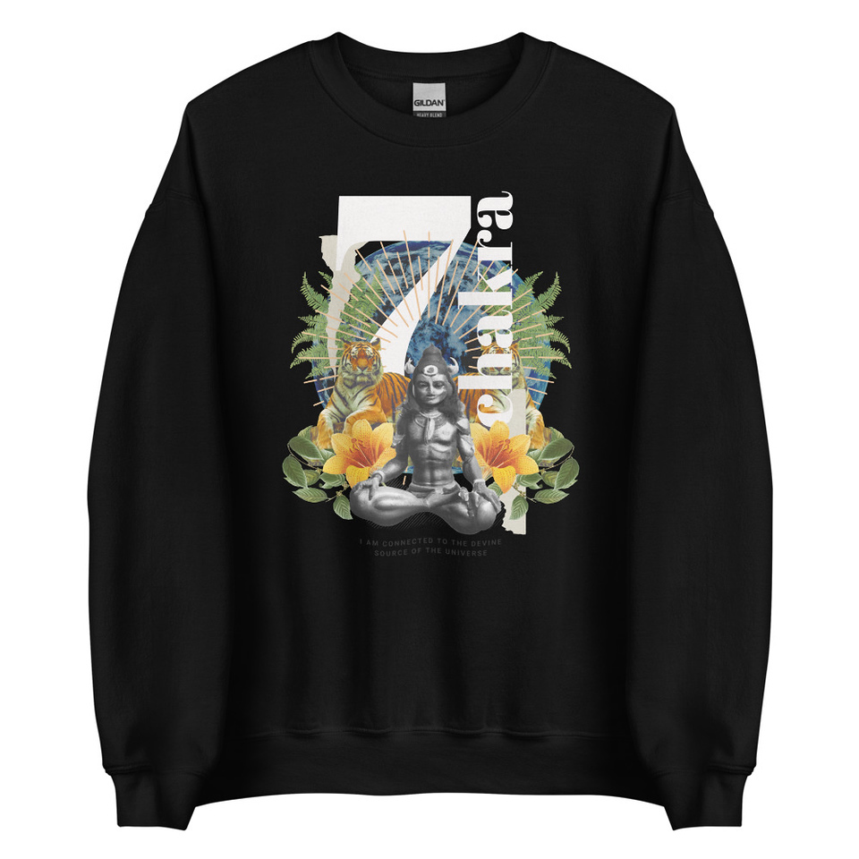 7 Chakra Unisex Crew Neck Sweatshirt