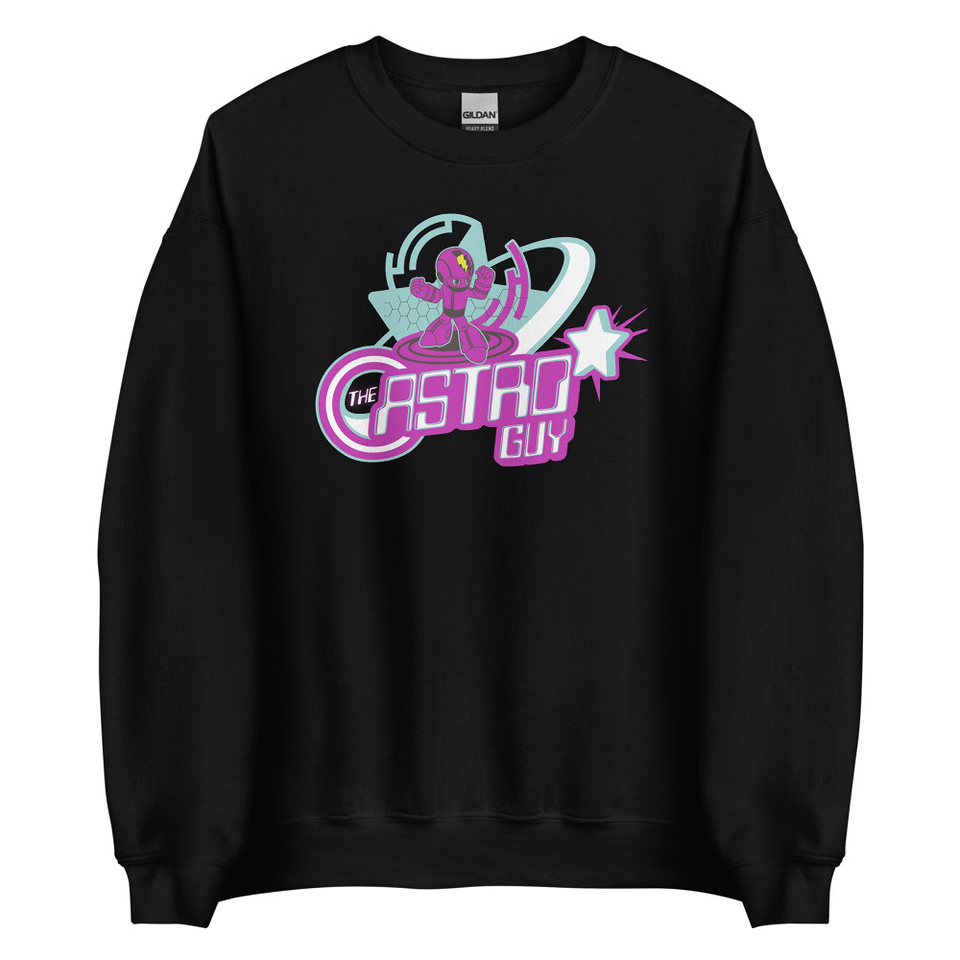 astro guy Unisex Crew Neck Sweatshirt