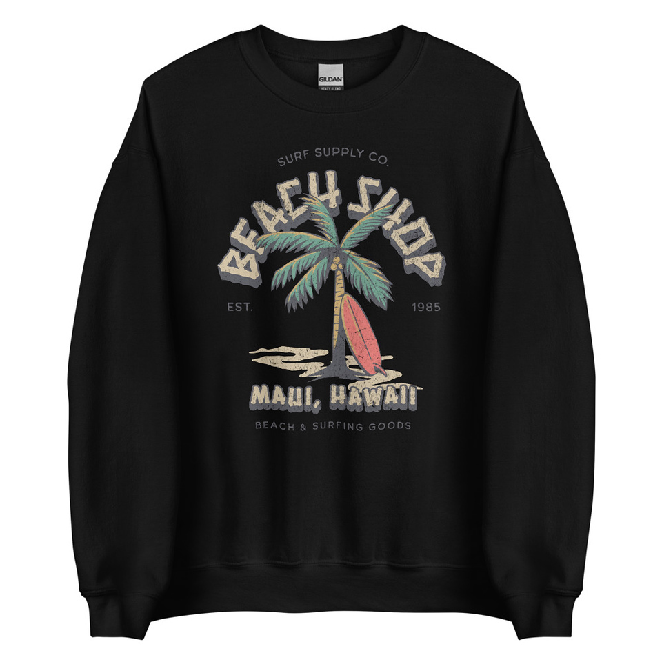 Beach Shop Unisex Crew Neck Sweatshirt