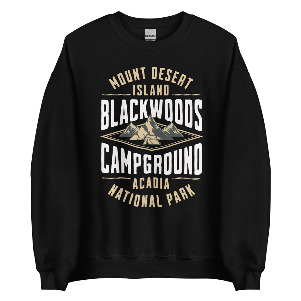 Blackwoods Campground - Mountain Adventure Unisex Crew Neck Sweatshirt