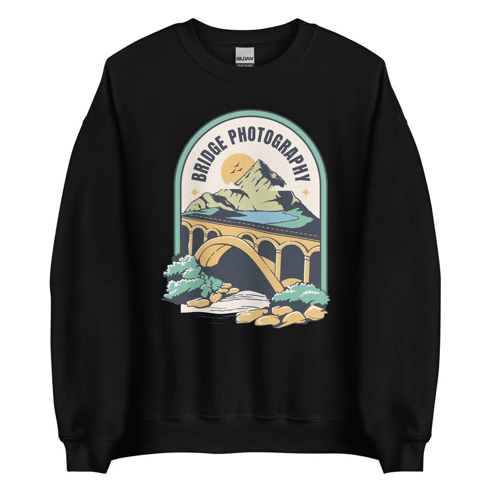 Bridge Photography - Scenic Unisex Crew Neck Sweatshirt