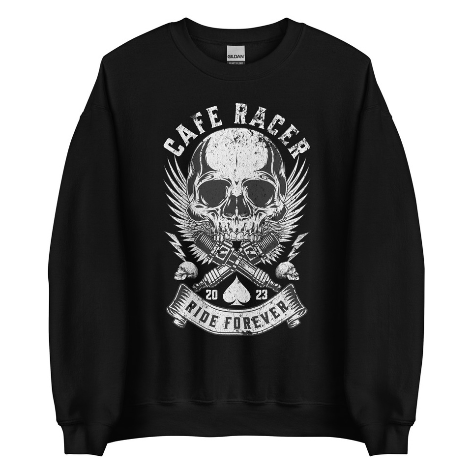 CAFE RACER Unisex Crew Neck Sweatshirt