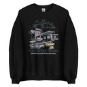 Caffeine Cruisers Unisex Crew Neck Sweatshirt
