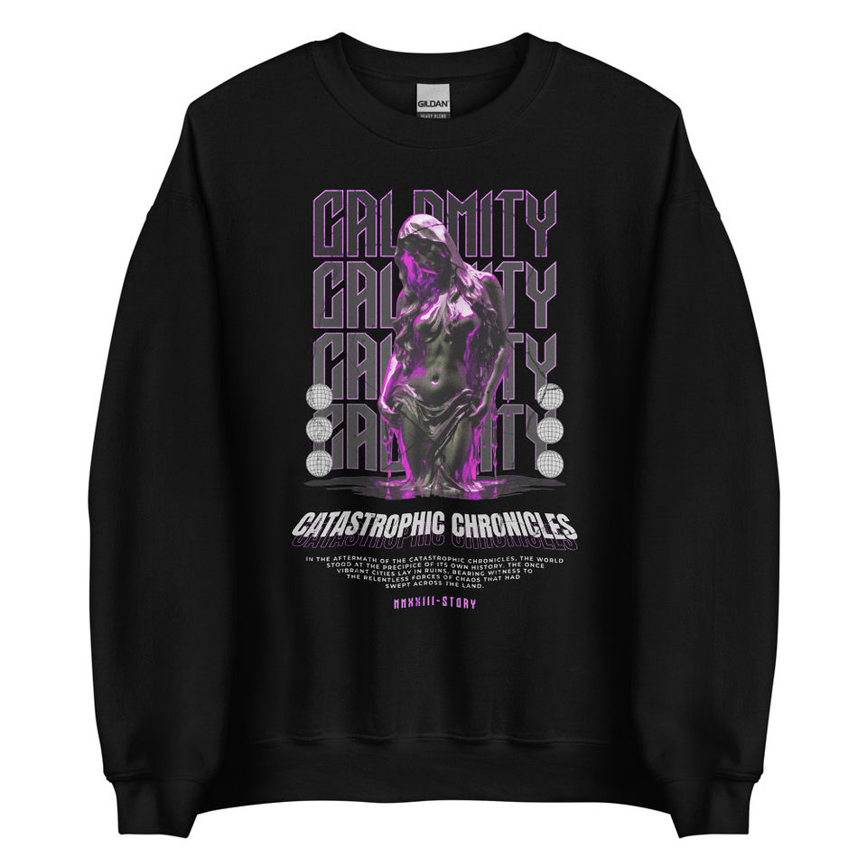 Calamity Streetwear Unisex Crew Neck Sweatshirt