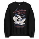 California Beach Surfing Unisex Crew Neck Sweatshirt