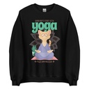 Cat Yoga - Cute Meditation Unisex Crew Neck Sweatshirt