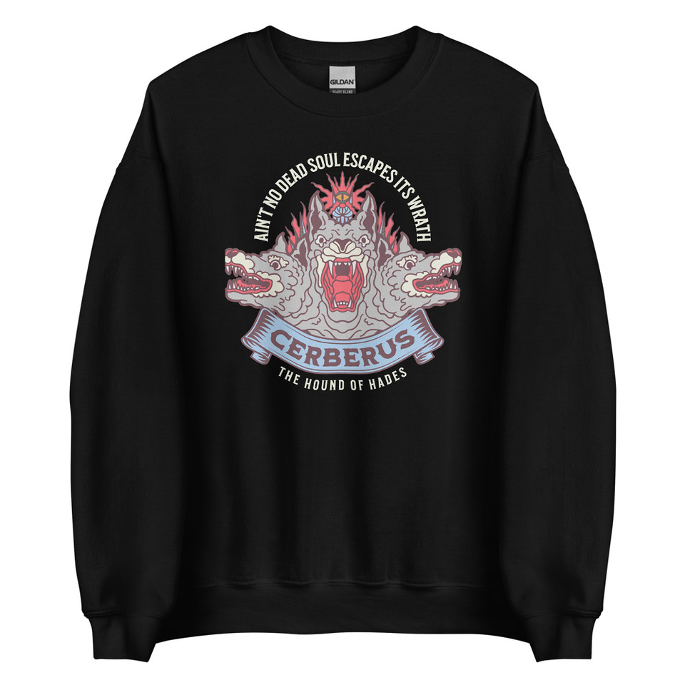 Cerberus - Underworld Dogs Unisex Crew Neck Sweatshirt