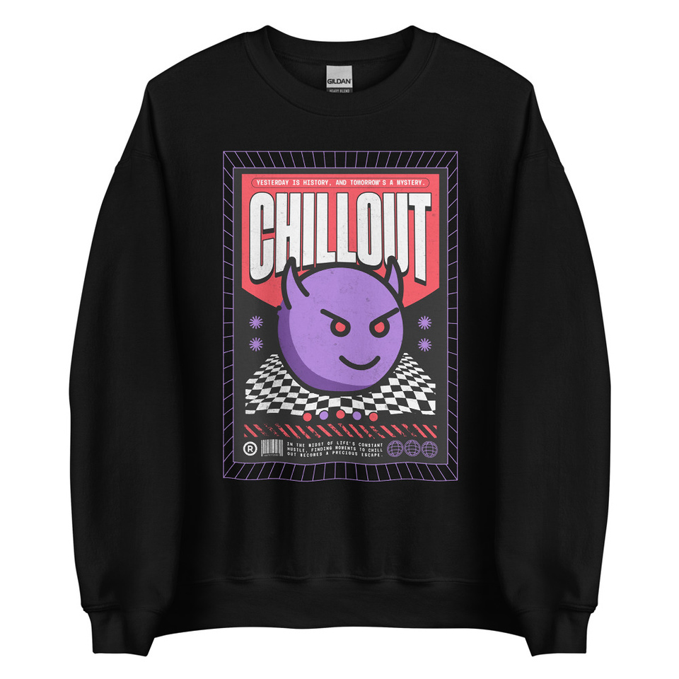 Chillout Streetwear Unisex Crew Neck Sweatshirt