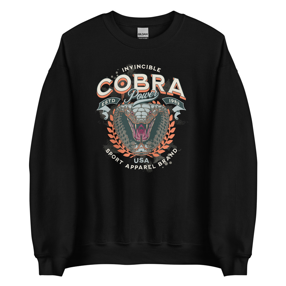 Cobra Power - Sports Unisex Crew Neck Sweatshirt