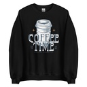 Coffee Time Unisex Crew Neck Sweatshirt