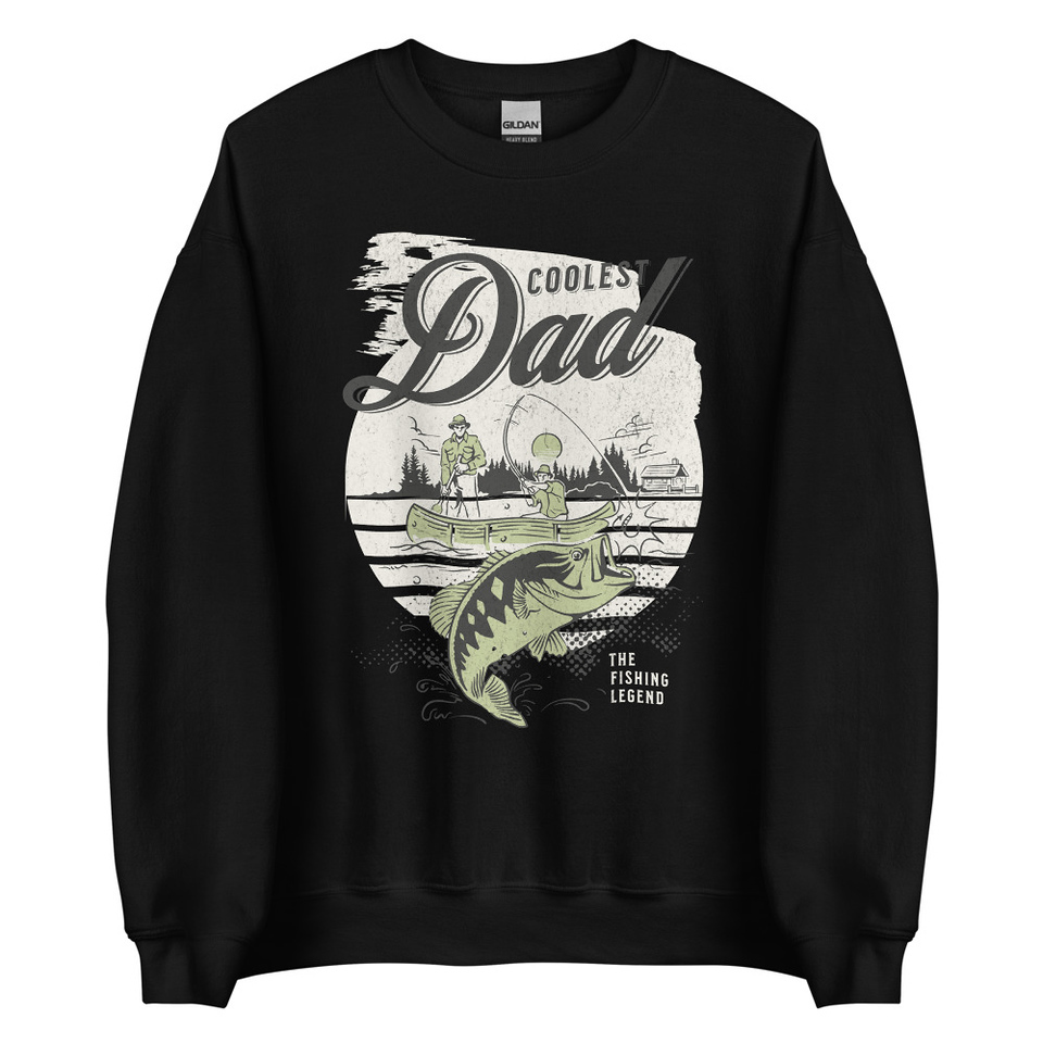 Coolest Dad Unisex Crew Neck Sweatshirt
