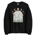 Cottagecore Frog Botanical Unisex Crew Neck Sweatshirt