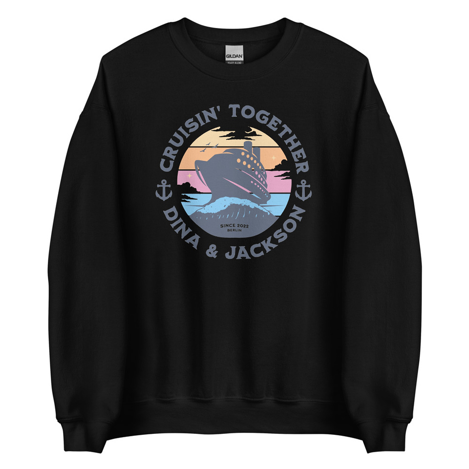 Cruisin' Together - Cruise Ship Unisex Crew Neck Sweatshirt