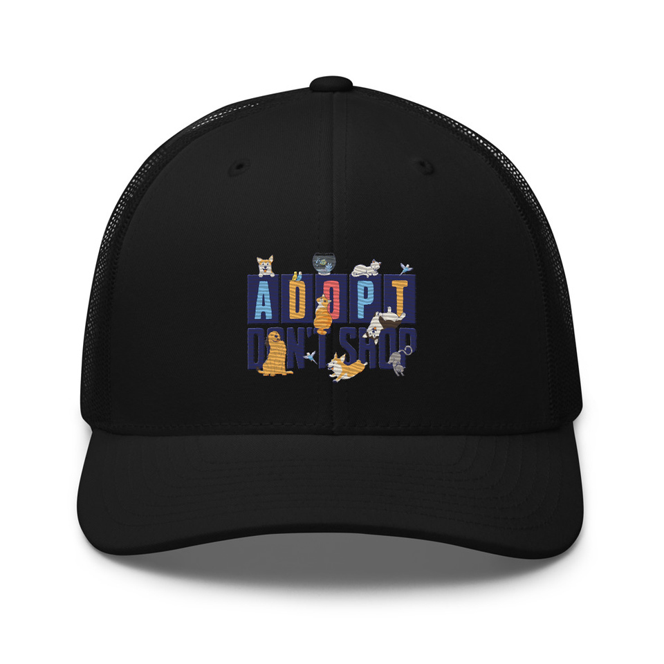 Adopt a Pet - Cute Animal Retro Trucker Hat