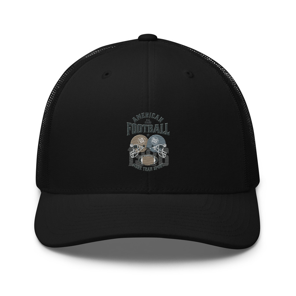 American All Star Football - Sports Helmet Retro Trucker Hat