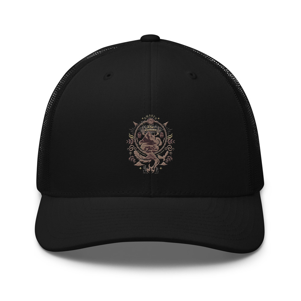 Awaken The Senses - Coffee Beans Retro Trucker Hat