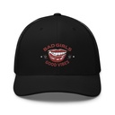 Bad Girls Good Vibes - Sexy Lips Retro Trucker Hat