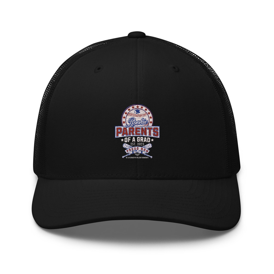 Baseball Mom Of A Graduate Retro Trucker Hat