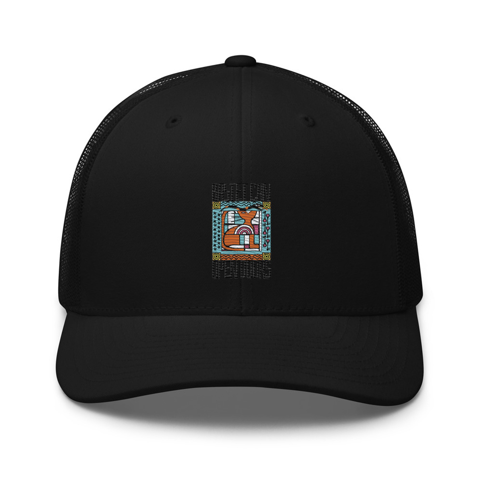 Bastet can Open Doors Retro Trucker Hat