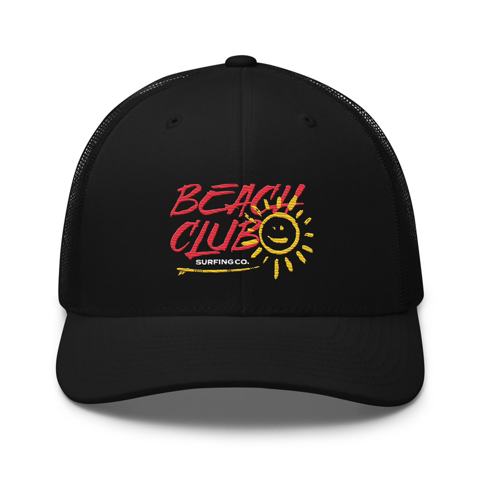 Beach Club Retro Trucker Hat