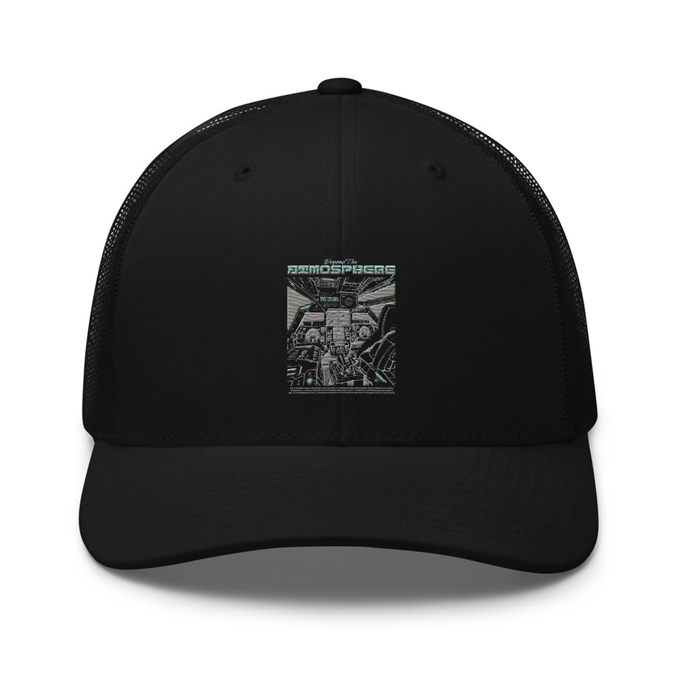Beyond The Atmosphere Retro Trucker Hat