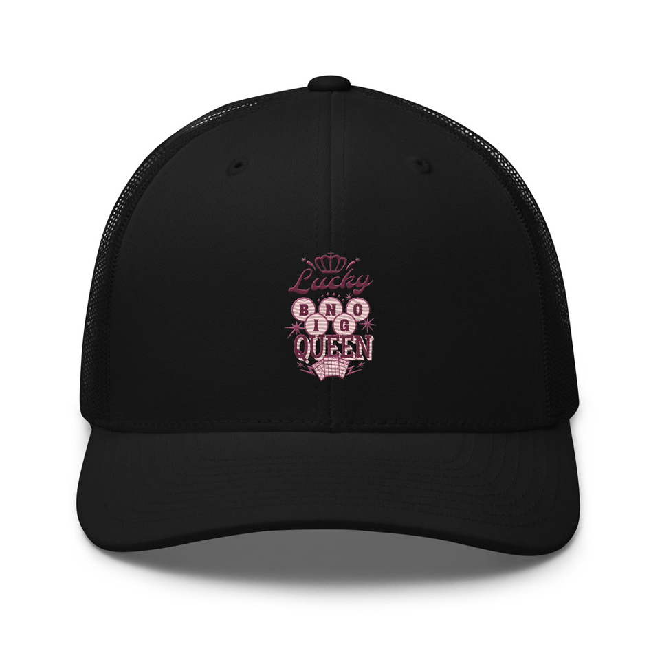 Bingo Queen - Retro Crown Retro Trucker Hat