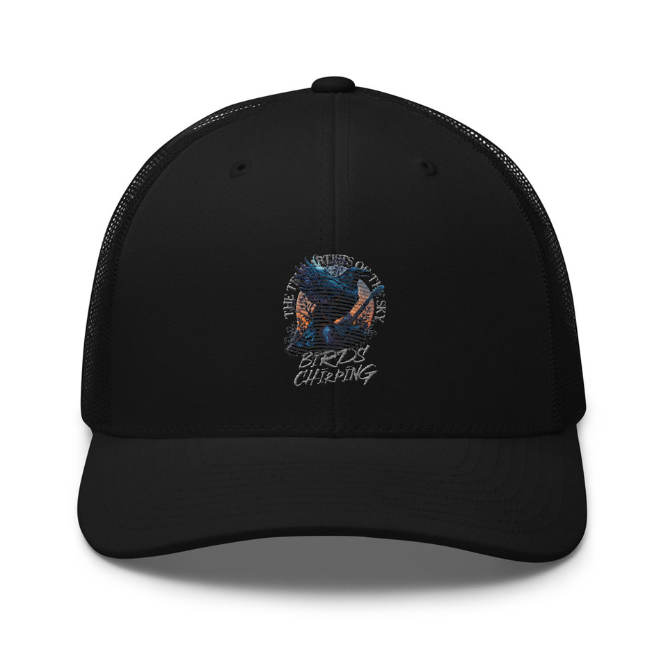 Birds Chirping Retro Trucker Hat