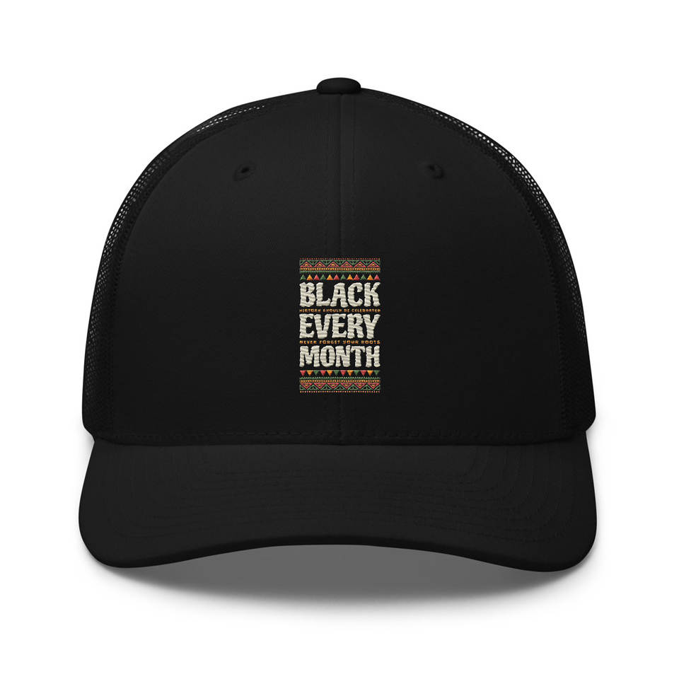 Black Every Month - African American History Retro Trucker Hat