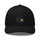 Black Sphinx Retro Trucker Hat
