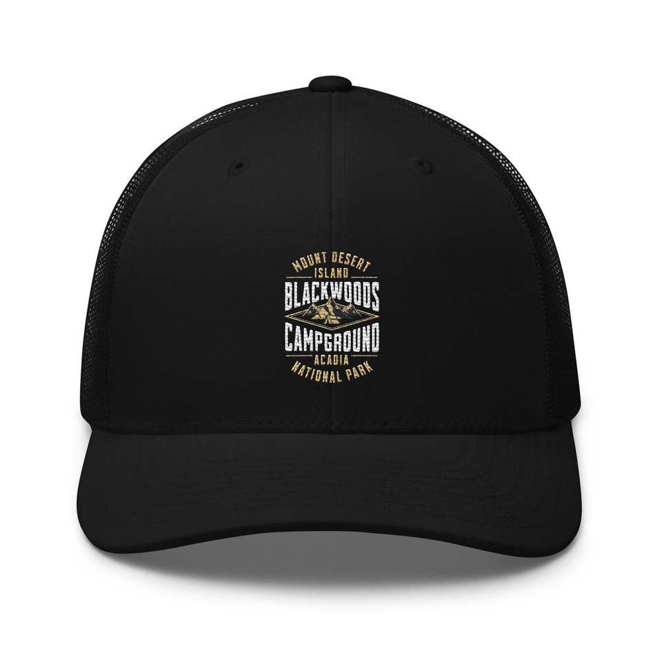 Blackwoods Campground - Mountain Adventure Retro Trucker Hat