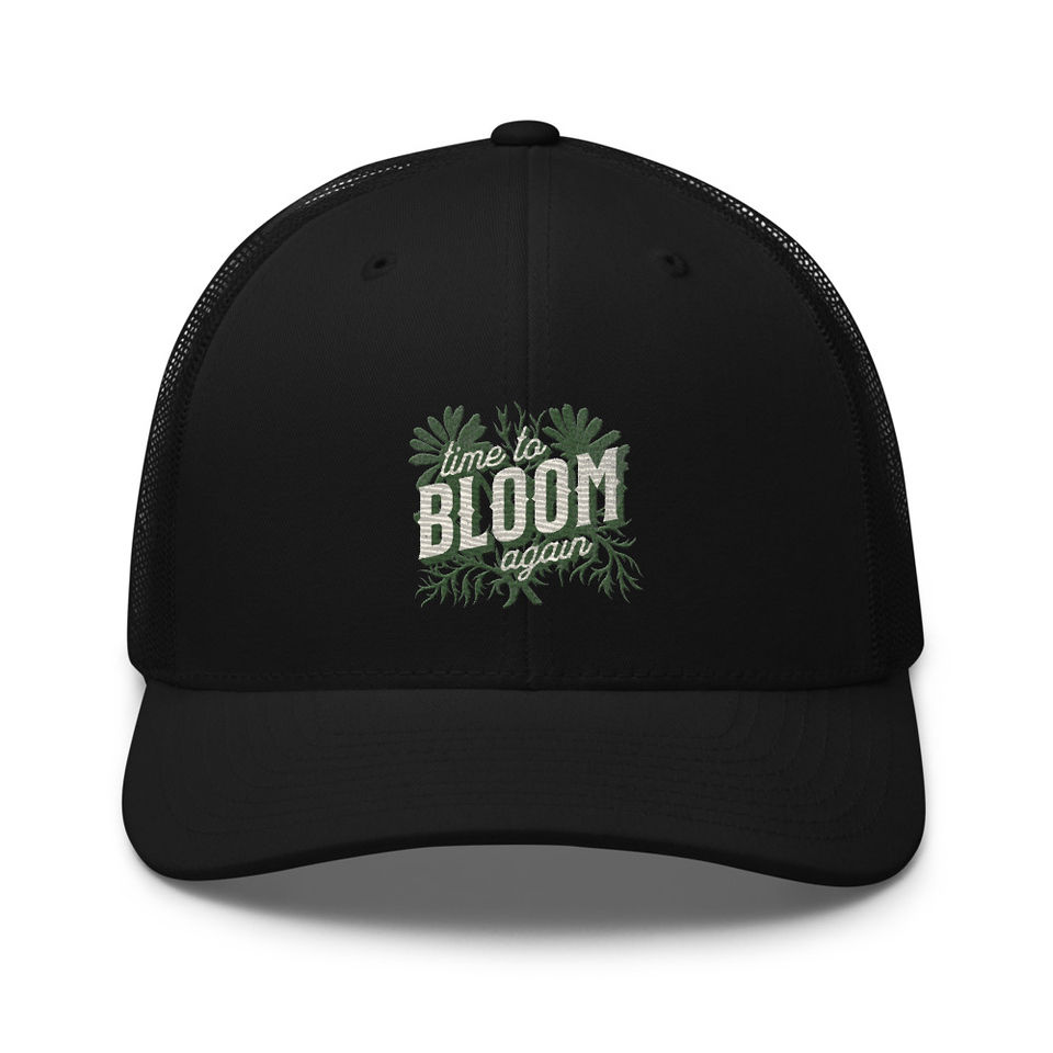 Bloom Again Retro Trucker Hat