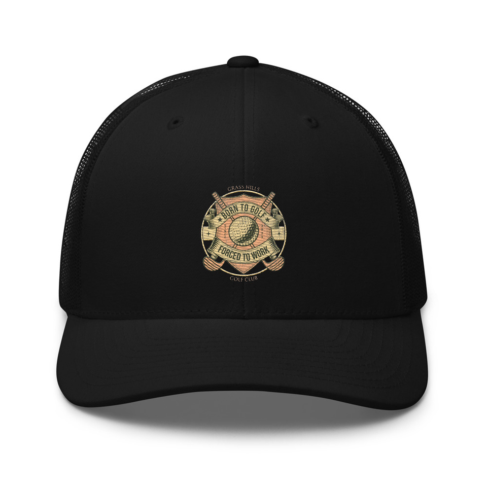 Born To Golf Retro Trucker Hat