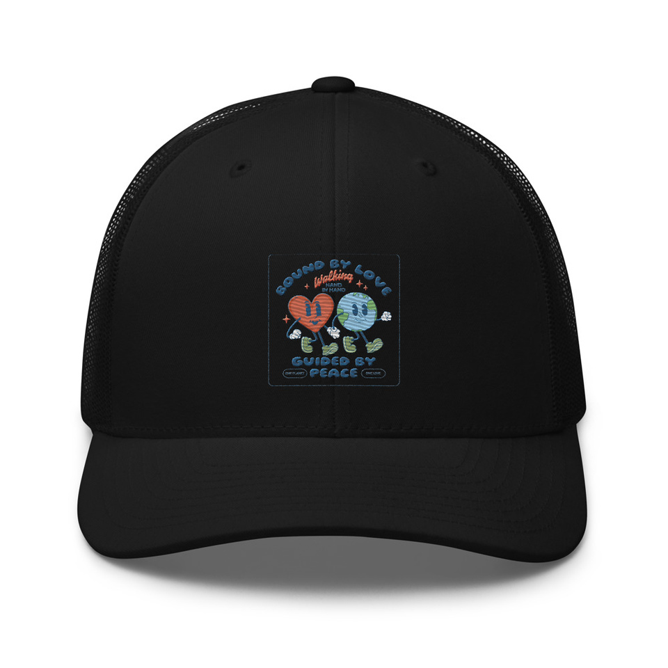 BOUND BY LOVE Retro Trucker Hat