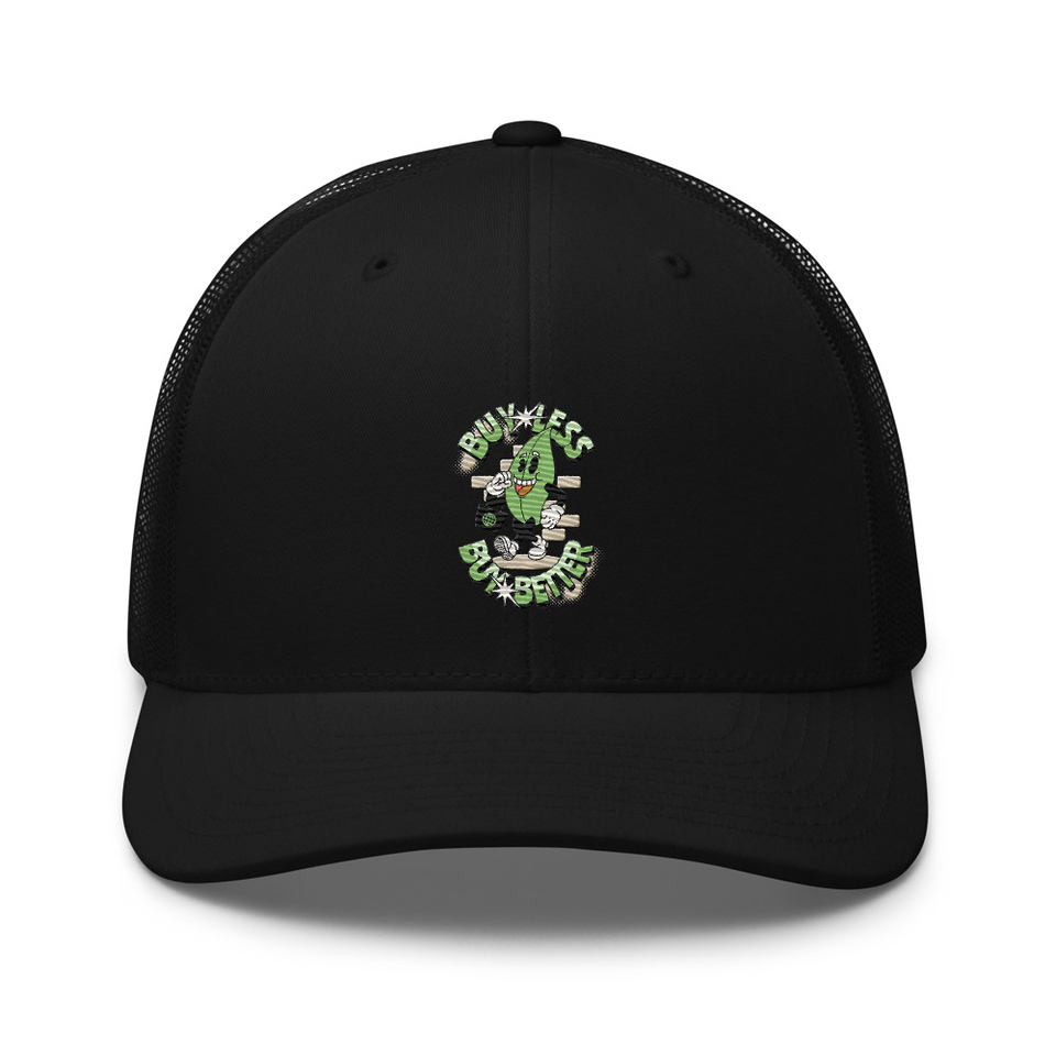 Buy Less- Buy Better Retro Trucker Hat
