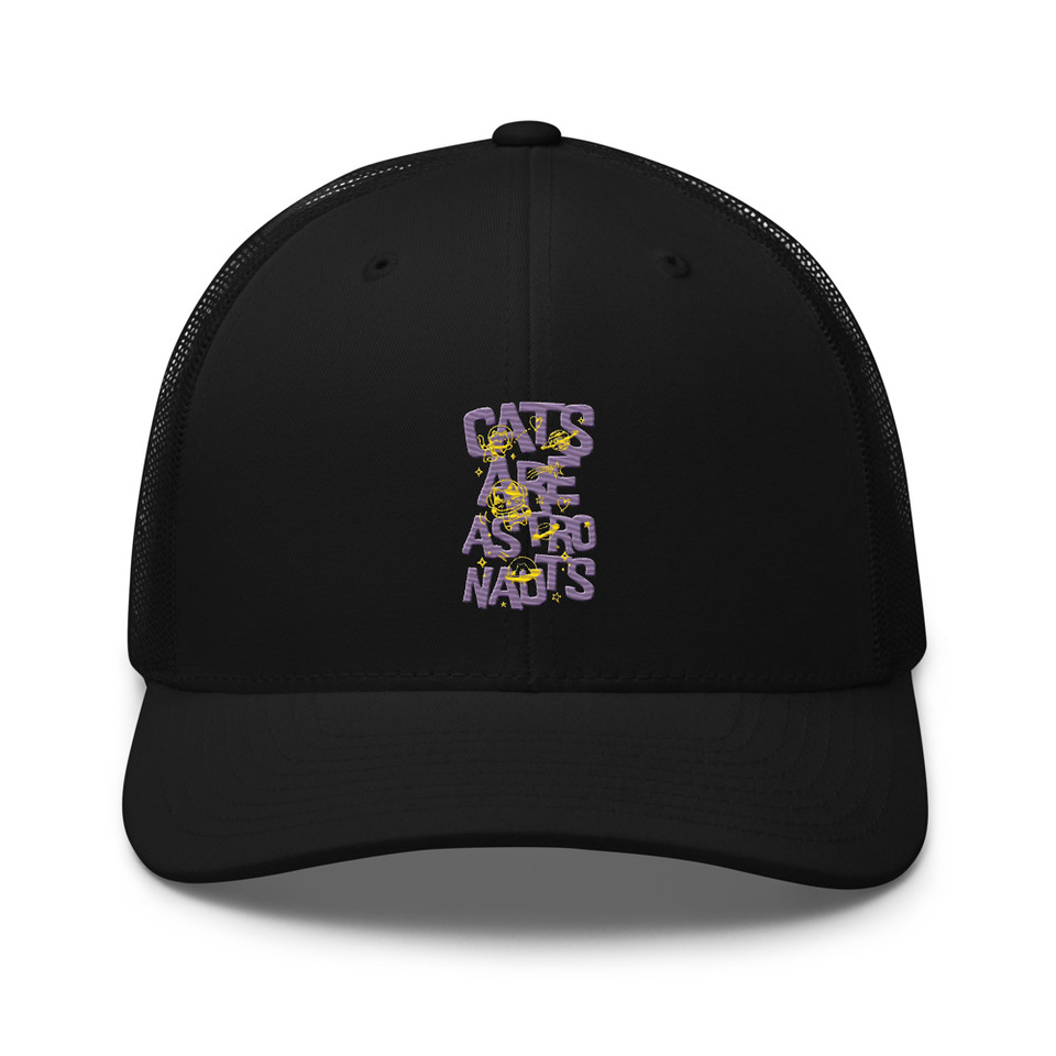 Cats are Astronauts Retro Trucker Hat