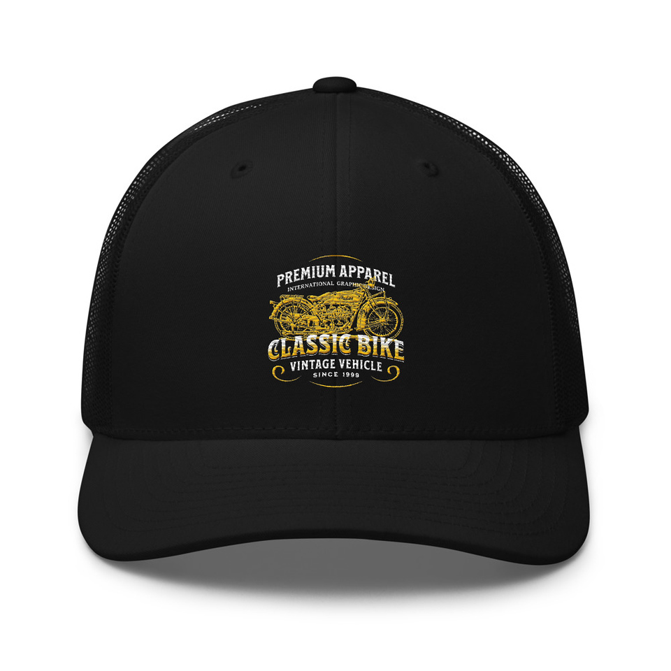 Classic Bike Retro Trucker Hat