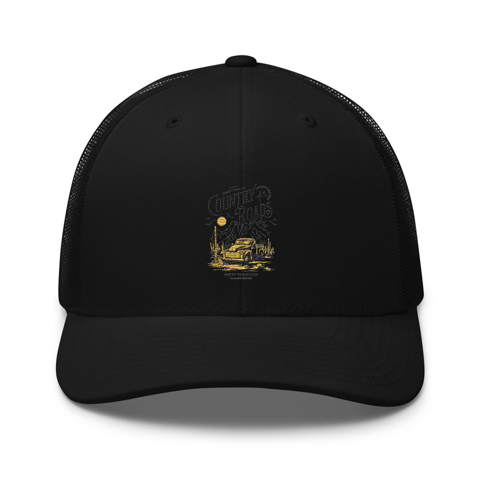 Country Roads - Wild West Retro Trucker Hat