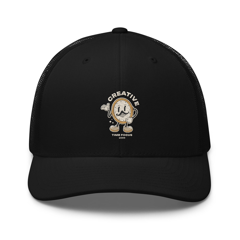Creative Time Retro Trucker Hat