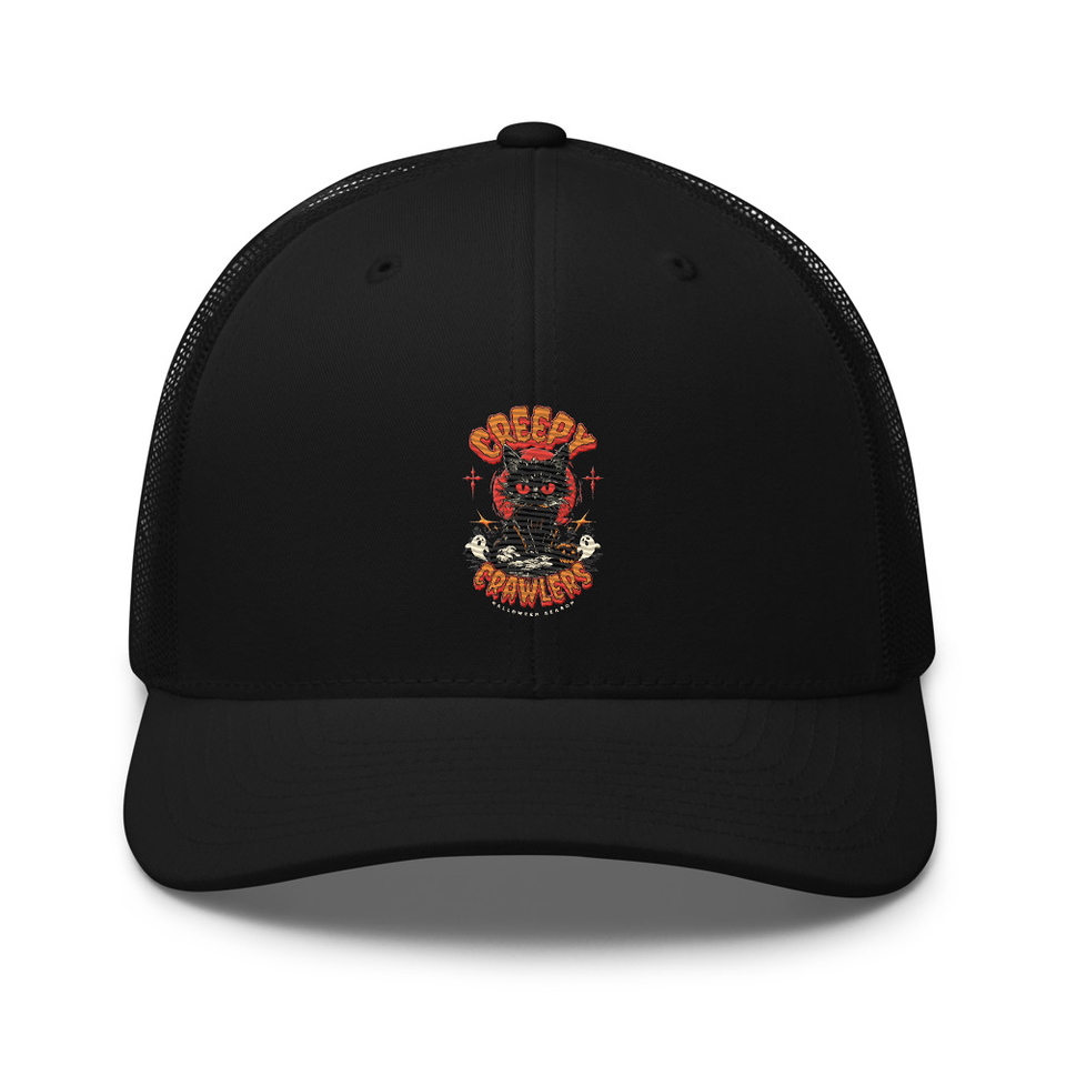 Creepy Crawlers Halloween Retro Trucker Hat