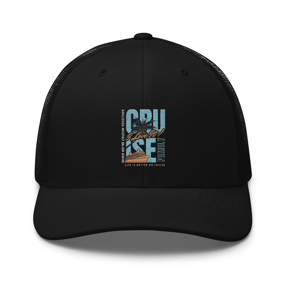 Cruise Ship Retro Trucker Hat