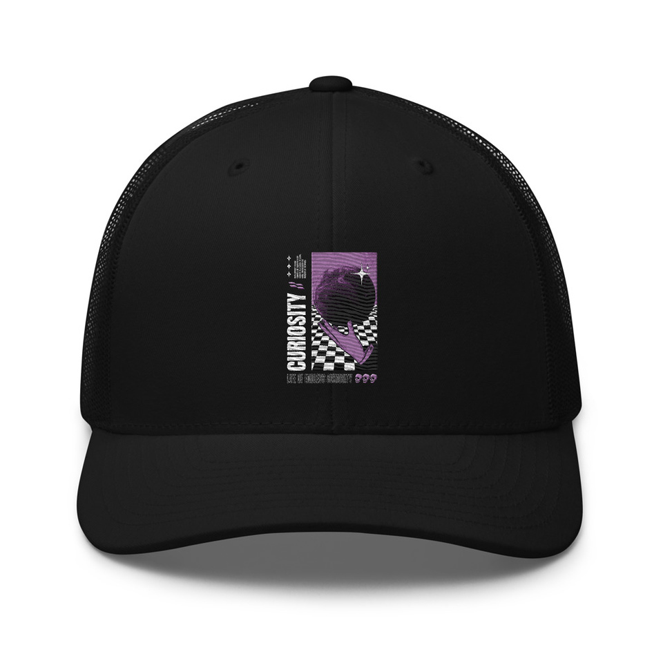 Curiosity Streetwear Retro Trucker Hat