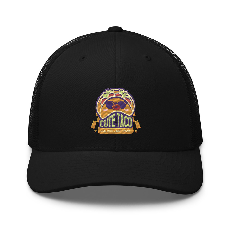Cute Taco - Colorful Mexican Tortilla Retro Trucker Hat