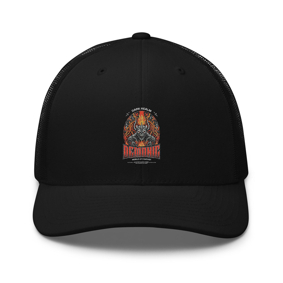 Demonic Retro Trucker Hat