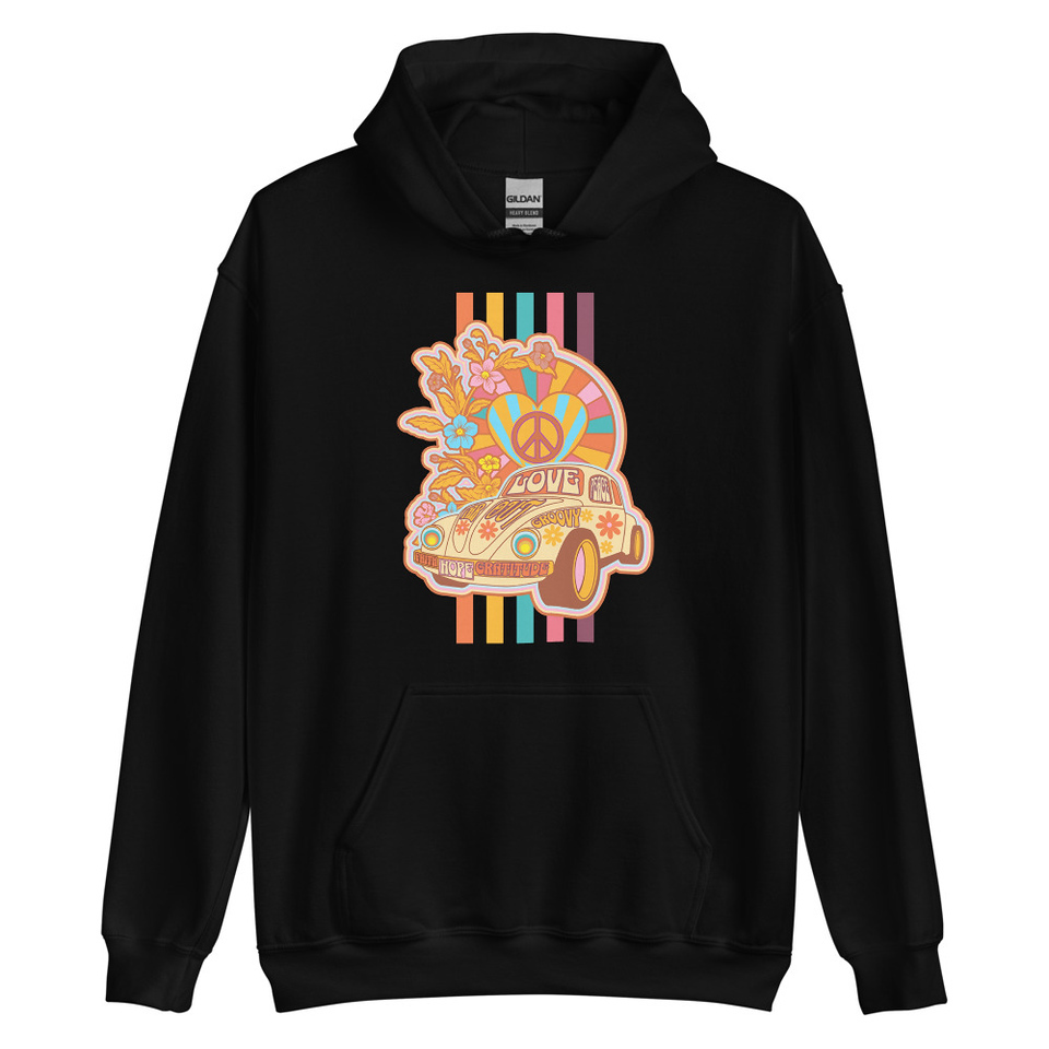 60s flower power Unisex Heavy Blend Hoodie